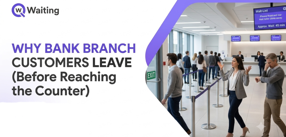 Why Bank Branch Customers Leave Before Reaching the Counter