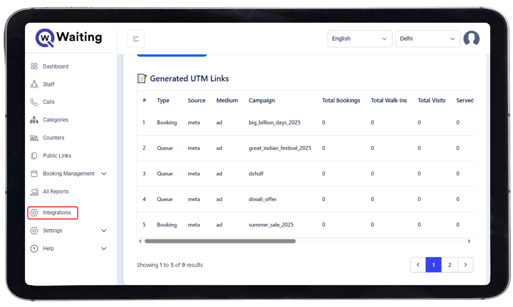 UTM-performance-metrics