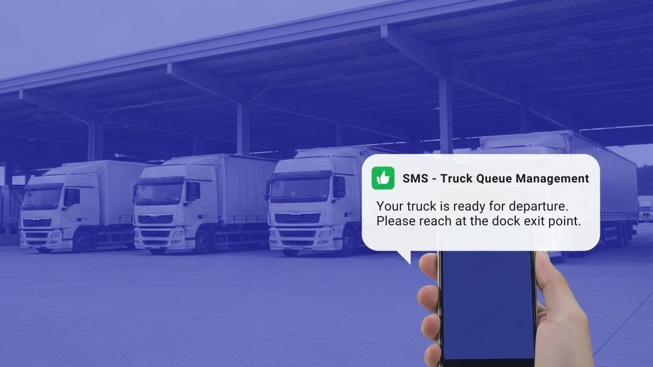 truck driver receive real-time schedule notifications