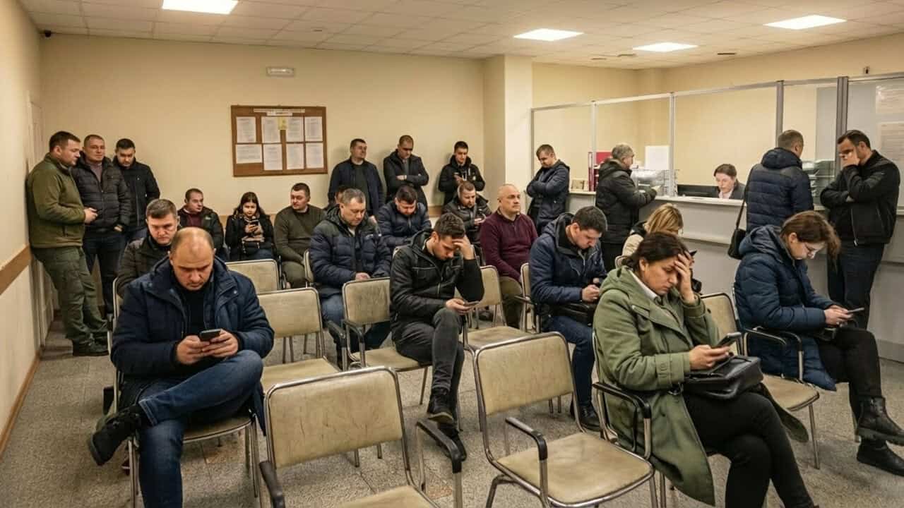 people in public office waiting for their turn