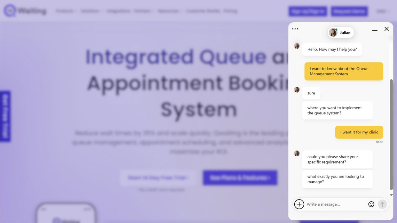 qwaiting llm chatbot