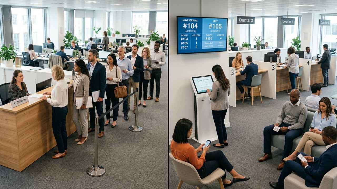 evolution of queue management - from physical lines to digital queues