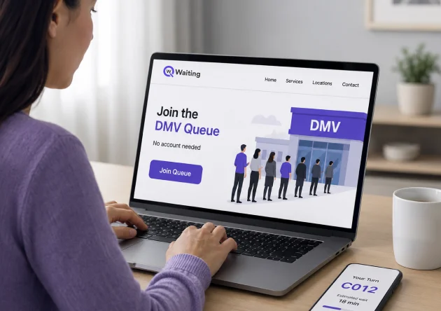 Cola virtual del DMV