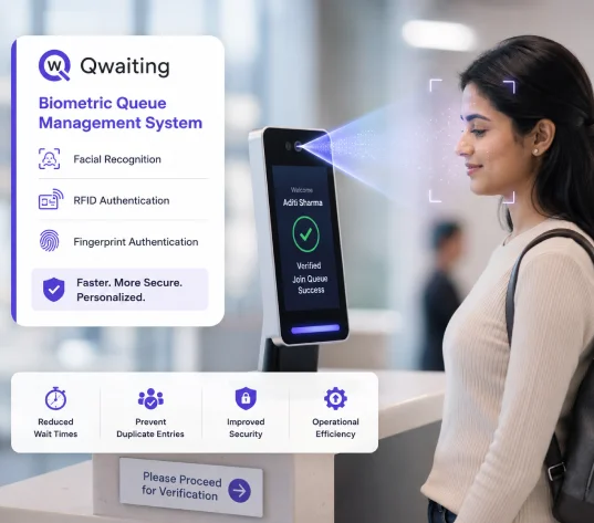 Quality Verification User Queue Biometric Queue Management System | Identity Verification – Qwaiting