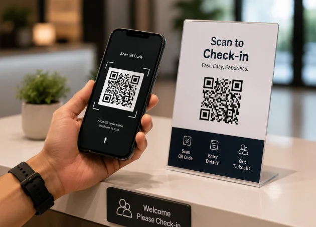 Llegada y registro del cliente